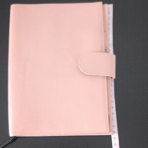 Elegant Pink Leather Clutch